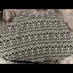 Full tilt black and white skirt